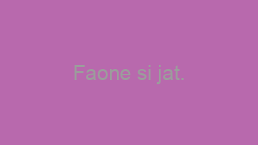 Faone+si+jat.