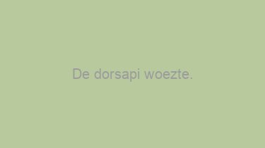 De+dorsapi+woezte.