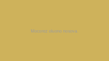 Mocorez+oluono+nosova.