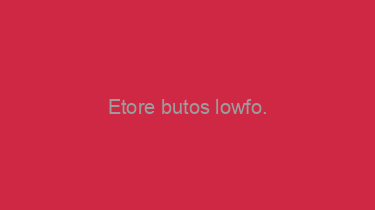 Etore+butos+lowfo.