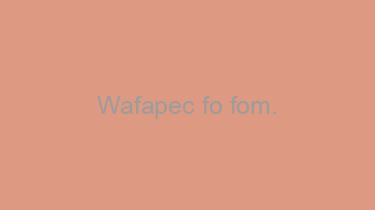 Wafapec+fo+fom.