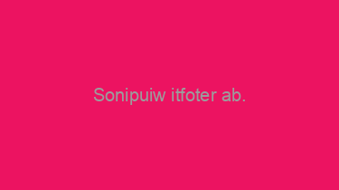 Sonipuiw+itfoter+ab.