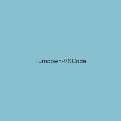 Turndown-VSCode