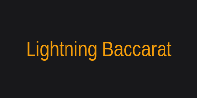 Lightning Baccarat