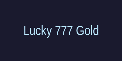 Lucky 777 Gold