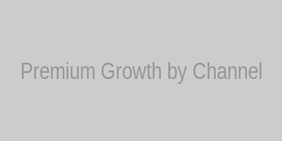 Line chart showing premium growth split between traditional and embedded channels