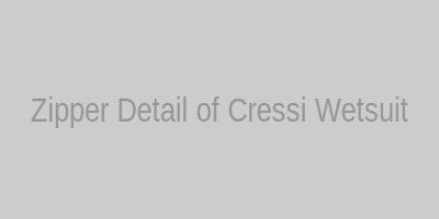 Zipper of Cressi Swim Wetsuit