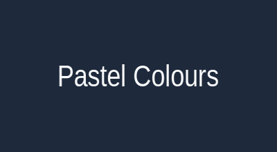 Pastel colours