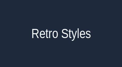 Retro styles