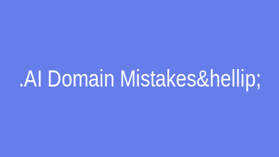 .AI Domain Mistakes Pakistani Brands Must Avoid