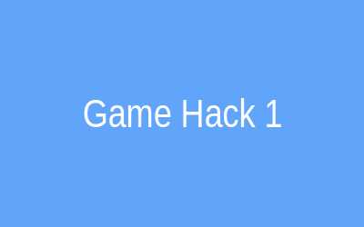 Game Hack 1