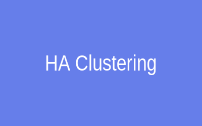 High Availability Clustering
