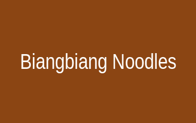 Biangbiang面