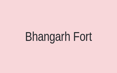 Bhangarh Fort