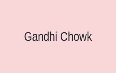 Gandhi Chowk in Gangapur