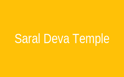 Saral Deva Temple