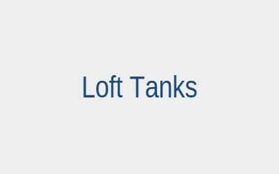 Loft and rectangular water tanks