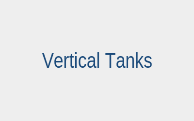Vertical cylindrical water tanks