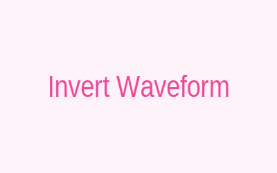 Step 2: Invert Audio