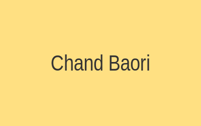 Chand Baori, Abhaneri