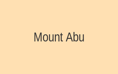 Mount Abu