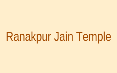 Ranakpur Jain Temple