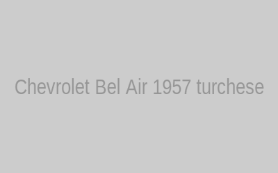 Chevrolet Bel Air turchese del 1957 in retro