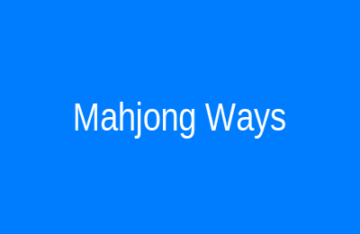 Mahjong Ways