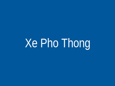 Xe Đạp Phổ Thông