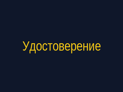 Удостоверение аварийного комиссара Попова Артёма Александровича