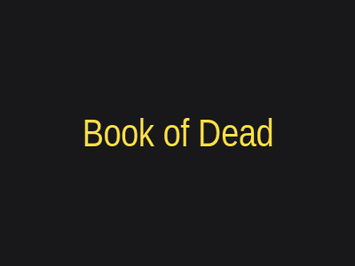 Book of Dead