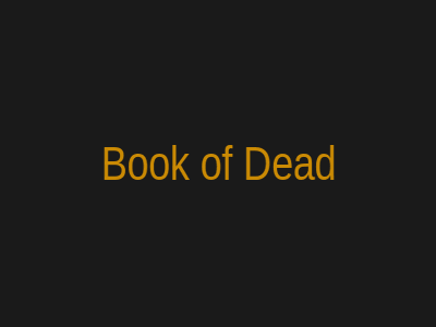 Book of Dead