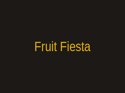 Fruit Fiesta