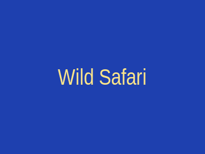 Wild Safari
