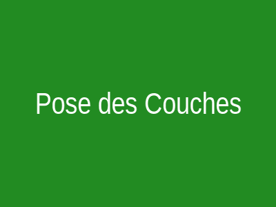 Pose des différentes couches d'isolation multicouche