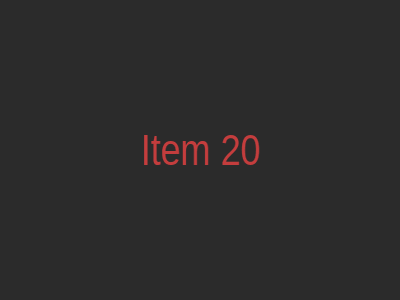 Item 20
