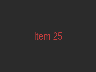 Item 25