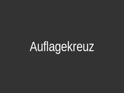 Auflagekreuz