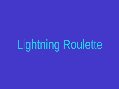 Lightning Roulette