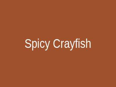 Spicy Crayfish