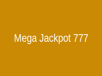 Mega Jackpot 777