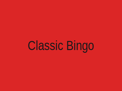 Classic Bingo