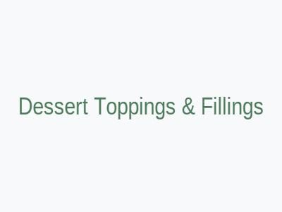 Dessert Toppings & Vullingen