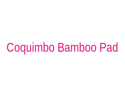 Coquimbo Bamboo Fiber Pad