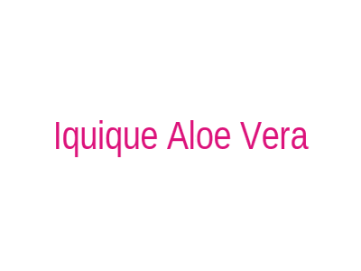 Iquique Aloe Vera Infused Pad