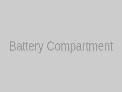 Illustration of battery compartment on the back of a multimeter