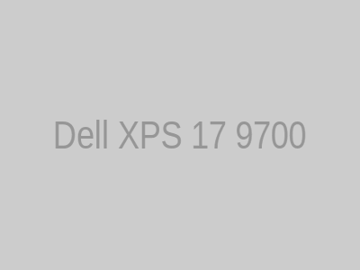 Dell XPS 17 9700