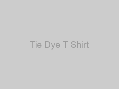 Tie Dye T Shirt