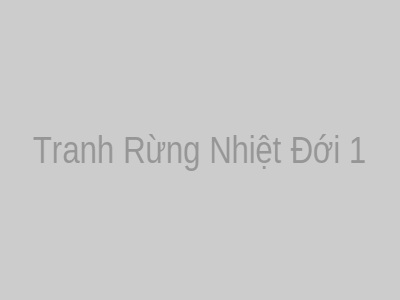 Tranh Dán Tường Rừng Rậm Tropical 'Thiên Đường Xanh'