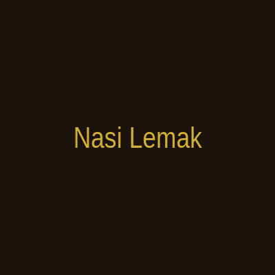 Nasi Lemak The Game + The Rendang
